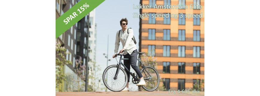 SPAR 15% på Lekker 3 speed og Single Speed